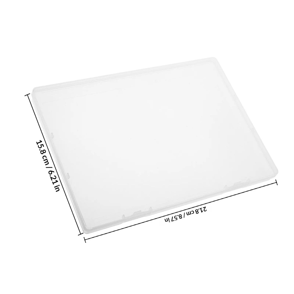 2-Pack Clear Document Storage Box | Certificate Organizer Document Storage Box PLUSH