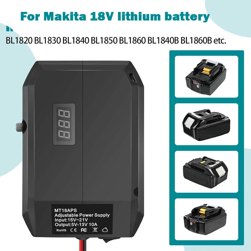 DC 18V to 12V Step-Down Converter for Makita Battery Adapter Voltage Converter Adapter PLUSH