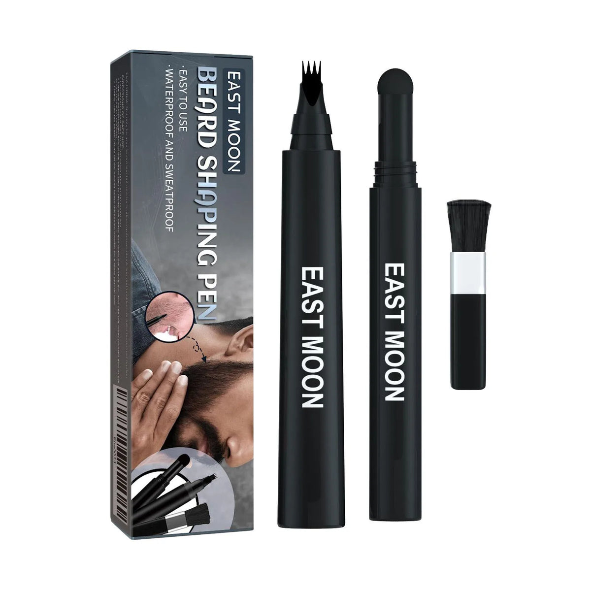 Waterproof Beard Filler Pen Set – 2-in-1 Grooming Kit Beard Grooming Pen PLUSH 1 SET