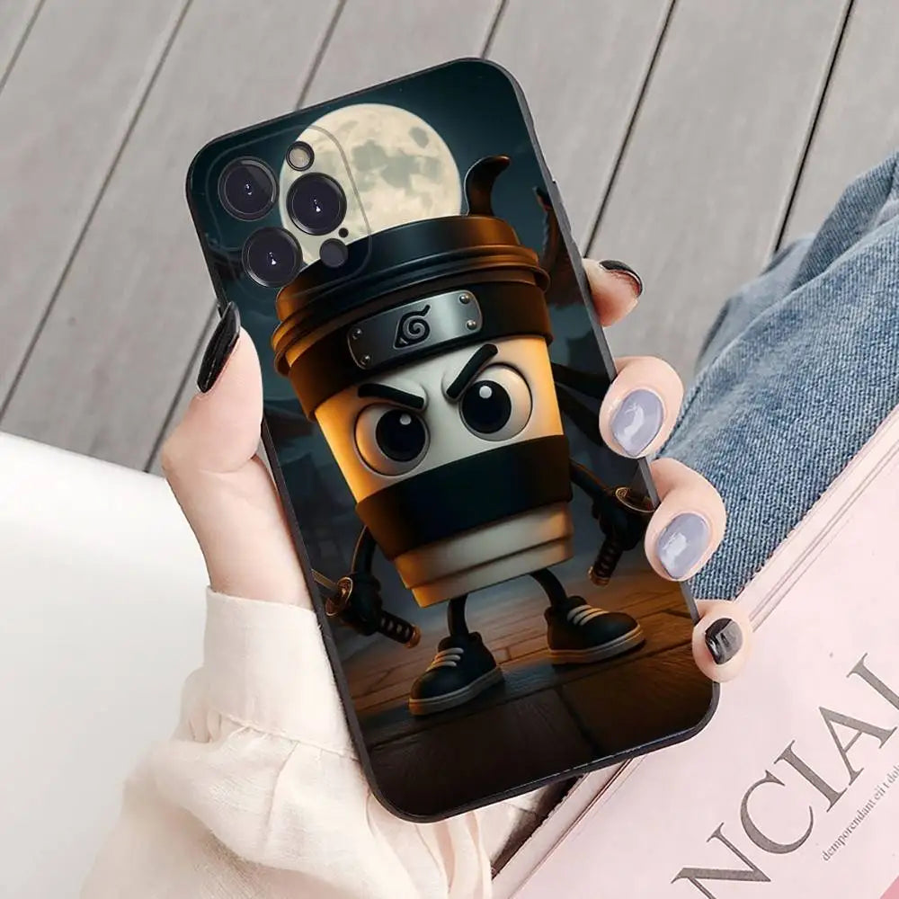 Tung Tung Sahur iPhone Case Shockproof Silicone Cover Phone Case PLUSH -6 iPhone 12 Pro