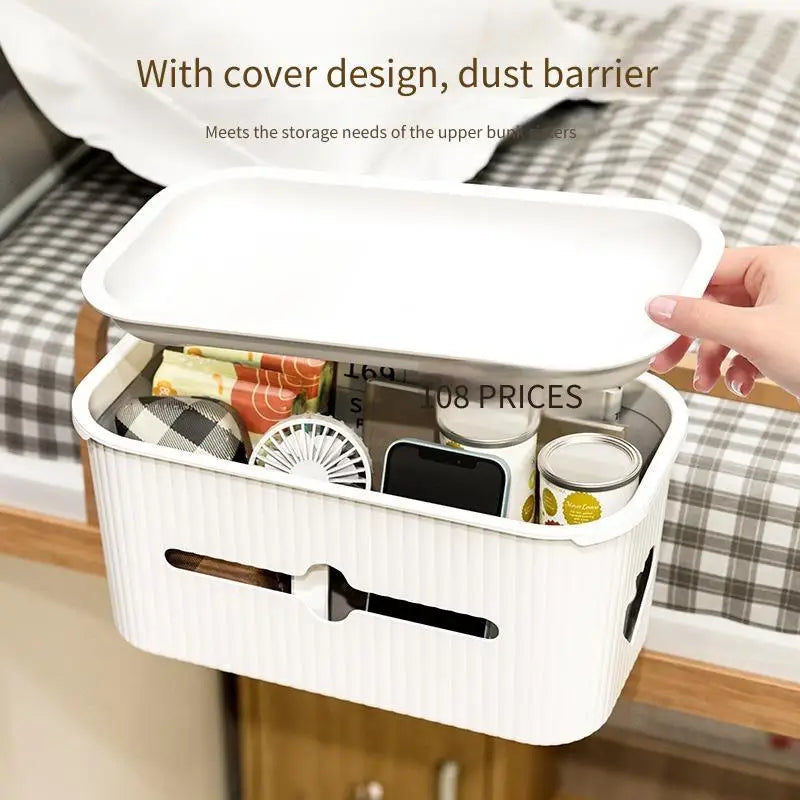 Bedside Hanging Storage Basket – Crib, Bunk Bed & Dorm Hanging Storage Basket PLUSH