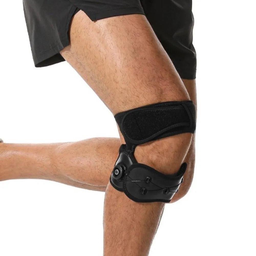 Adjustable Knob Knee Brace – Silicone Cushion Patella Support Knee Brace PLUSH