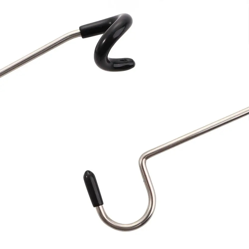 Stainless Steel Tent Pole Lamp Hook Clip – 4pcs Outdoor Camping Tent Pole Hook PLUSH