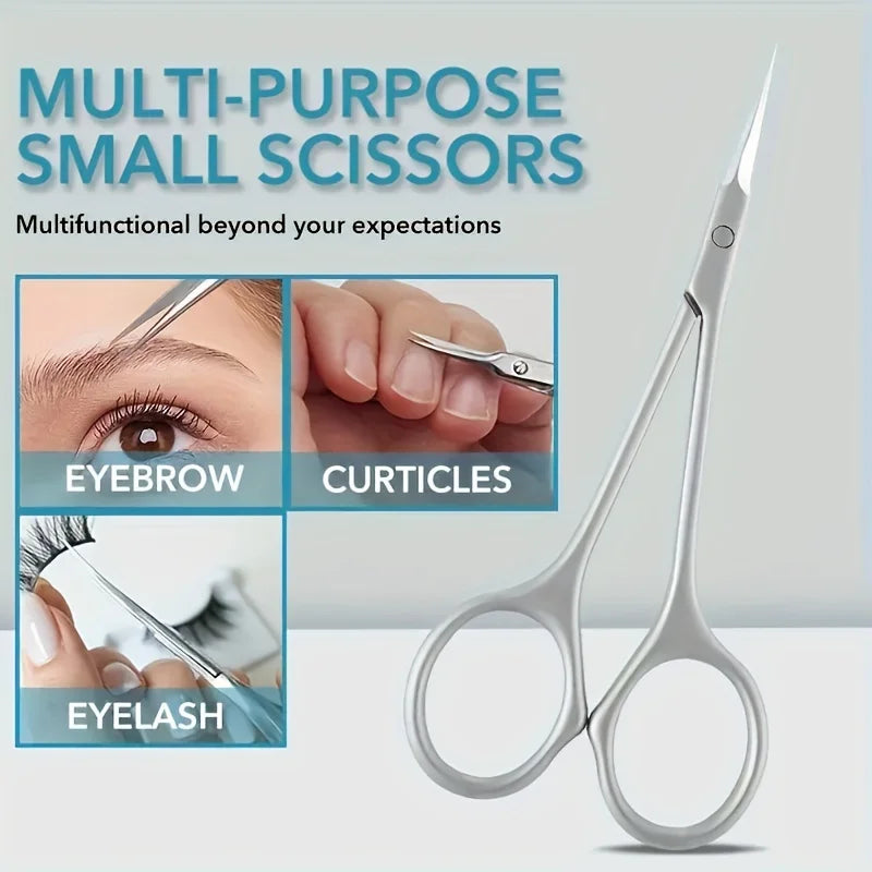 Stainless Steel Cuticle Scissors – Nail Care & Manicure Tool Cuticle Scissors PLUSH