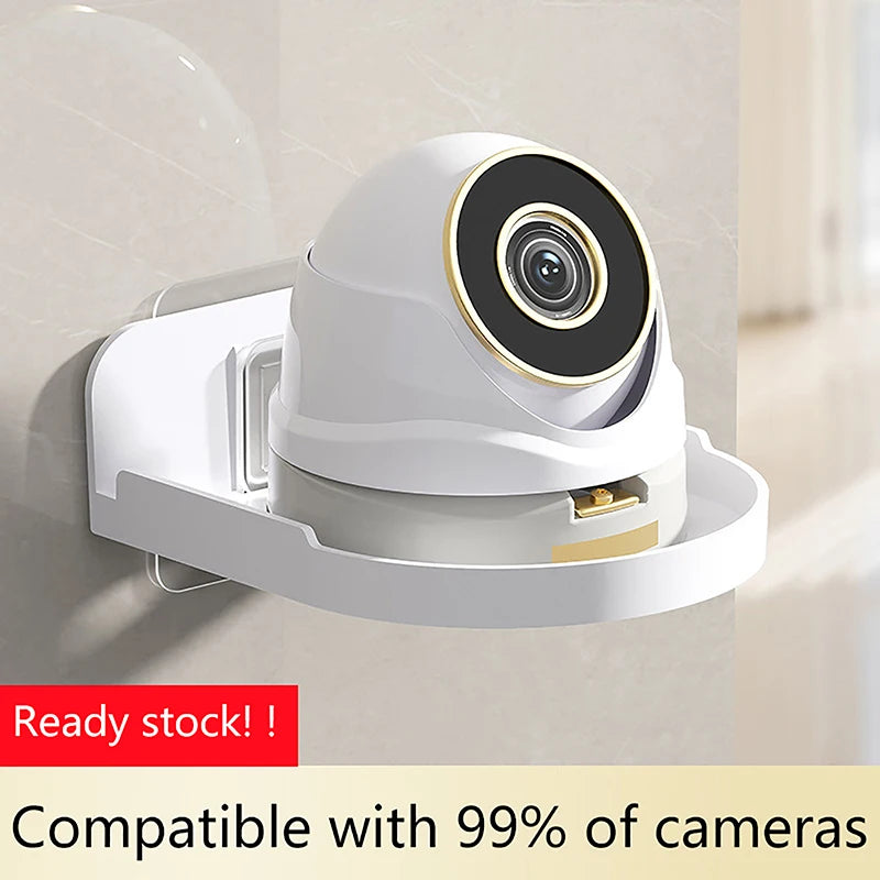 Drill-Free Security Camera Wall Mount Bracket – Self-Adhesive Camera Wall Bracket PLUSH