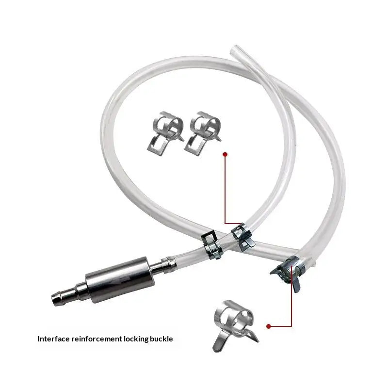 Motorcycle Brake Bleeder Hose Kit – 2pc Hydraulic Caliper Tool Brake Bleeder Kit PLUSH