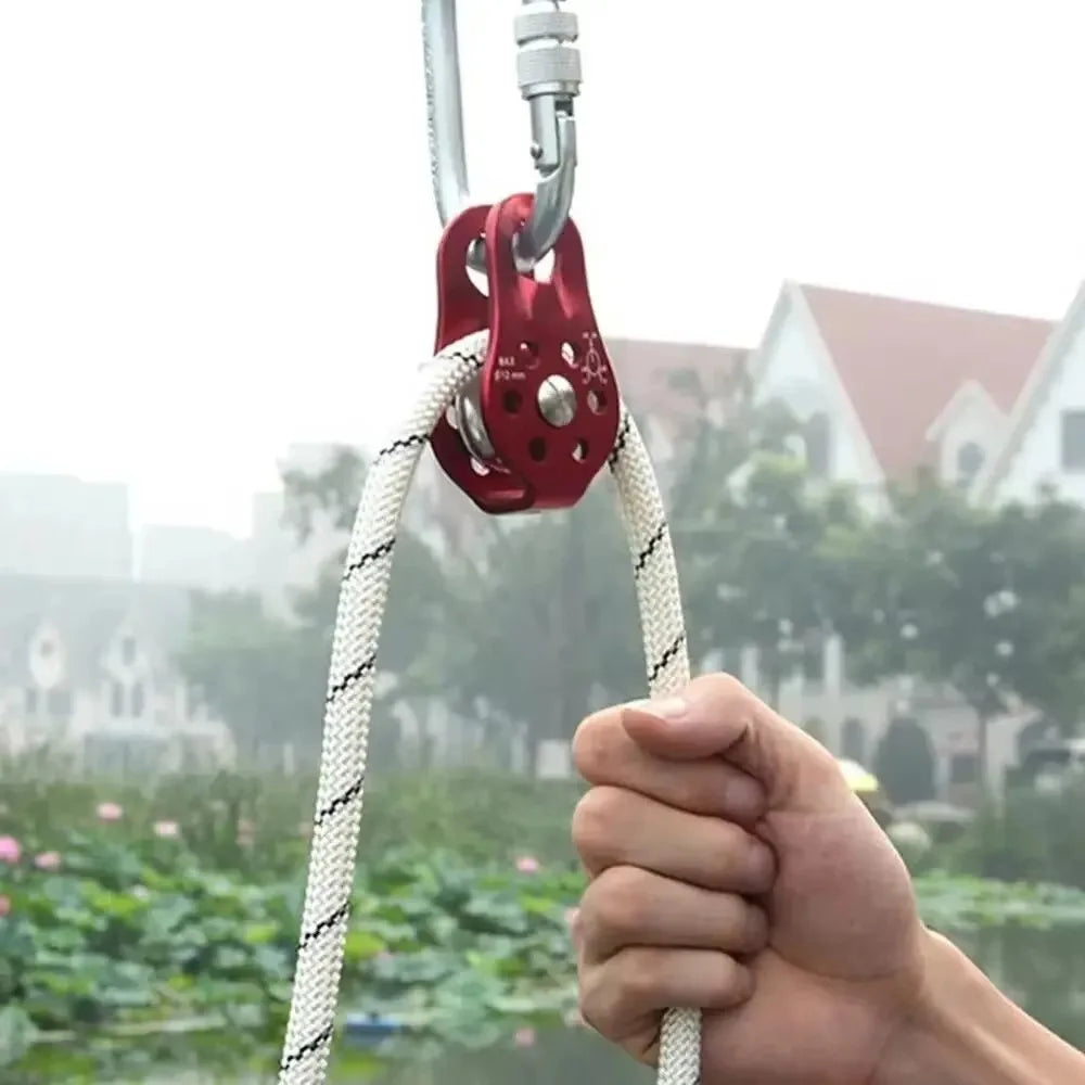 Heavy Duty Double Wheel Swivel Lifting Pulley – Aluminium Alloy Swivel Lifting Pulley PLUSH