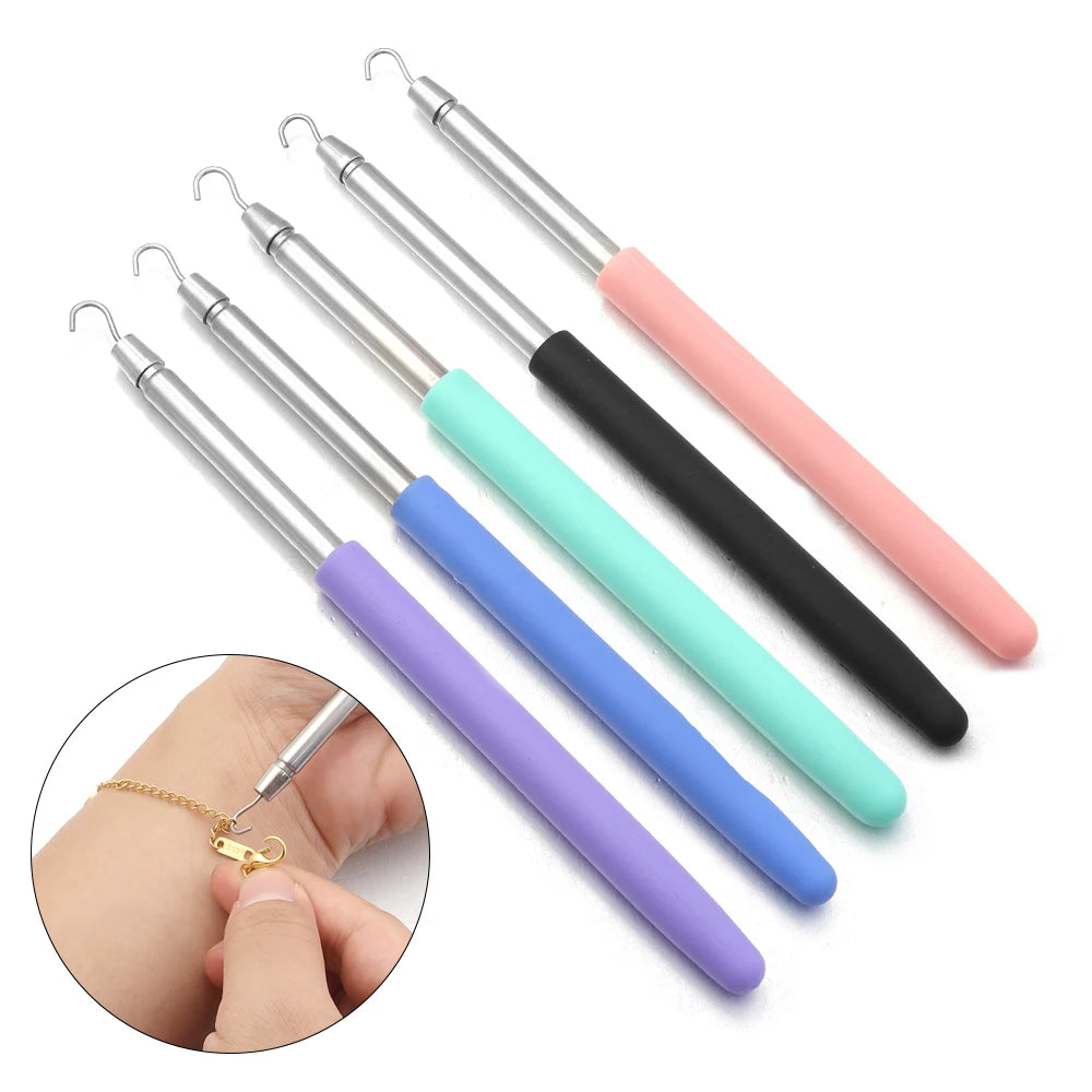 Bracelet Wearing Helper Tool – Clasp Hook for Jewelry & Watch Jewelry Making Tool PLUSH
