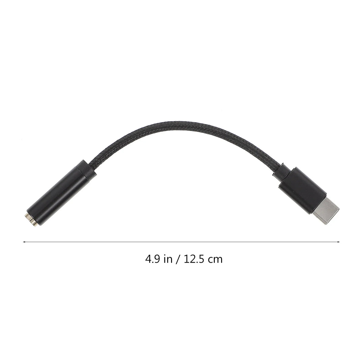 USB-C to 3.5mm Audio Adapter – Aluminum Nylon Braided Cable Audio Adapter Cable PLUSH