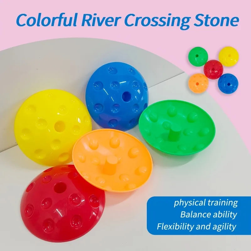 5pcs Kids Sensory Stepping Stones – Balance & Coordination Play Sensory Stepping Stones PLUSH