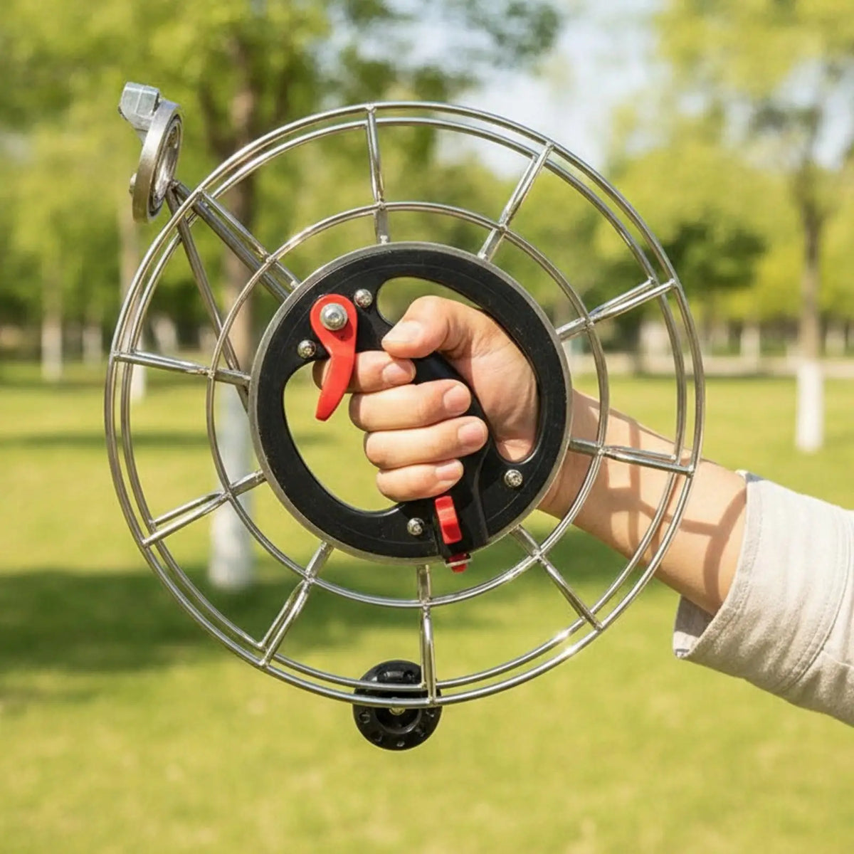 Stainless Steel Round Fishing Reel Spool with Brake Lever Fishing Reel Spool PLUSH