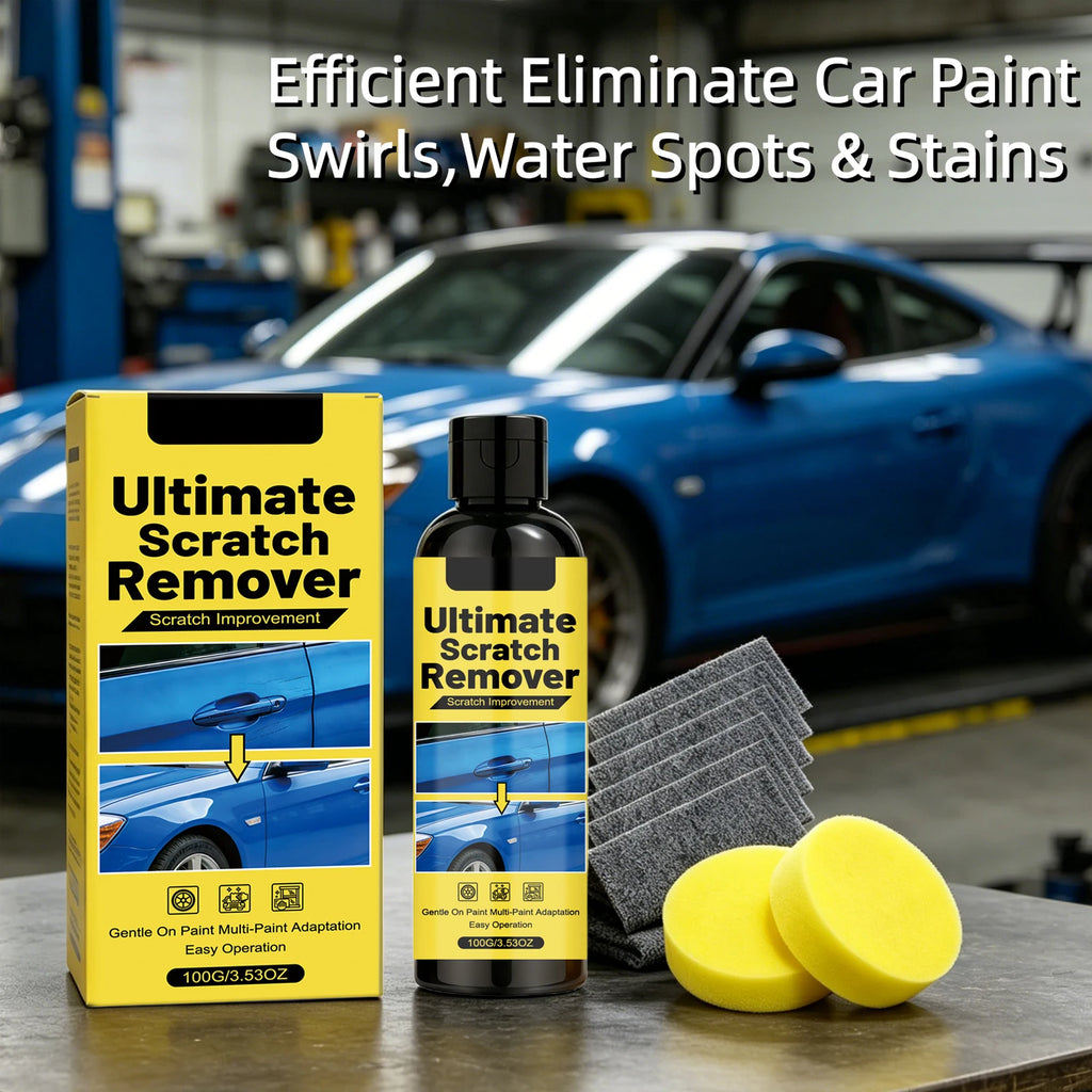 Car Paint Scratch Remover Polishing Paste Kit – 100g Car Polish Kit PLUSH