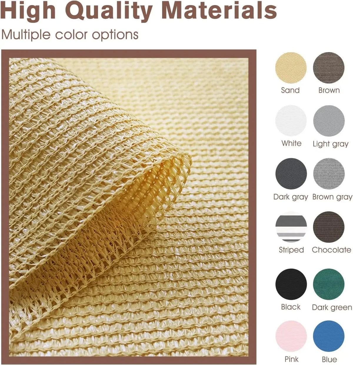 4x1M HDPE Anti-UV Sunshade Net – Garden Pergola & Balcony Garden Shade Net PLUSH