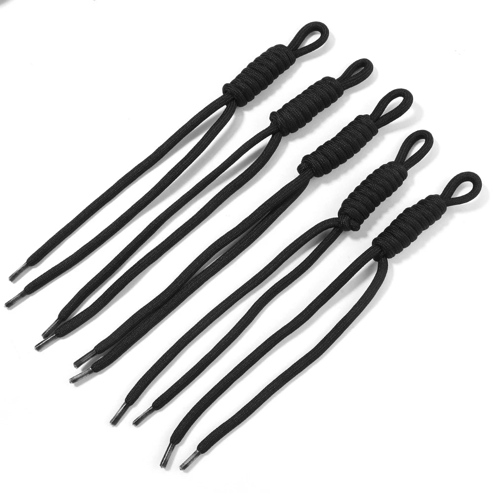 5pcs Braided Nylon Lanyard Keychain Cord – DIY Craft Supplies Braided Lanyard Cord PLUSH Black 24-28cm