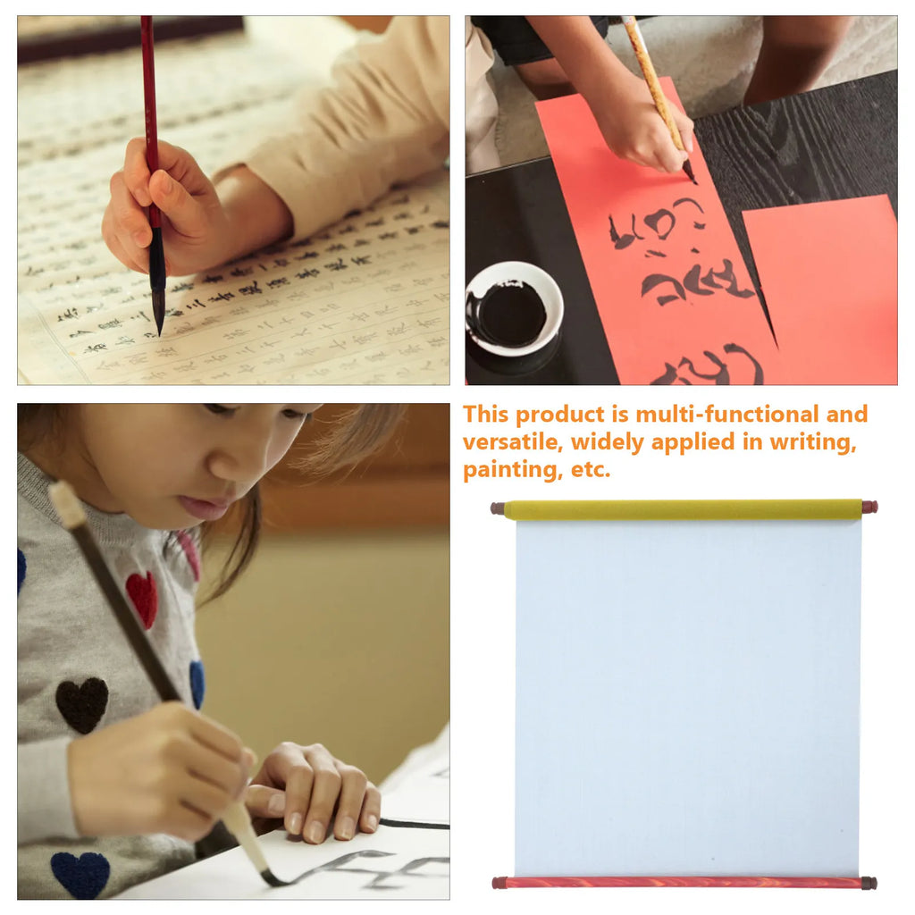 Reusable Water Writing Cloth Scroll 1.4m – Calligraphy Mat Calligraphy Practice Mat PLUSH