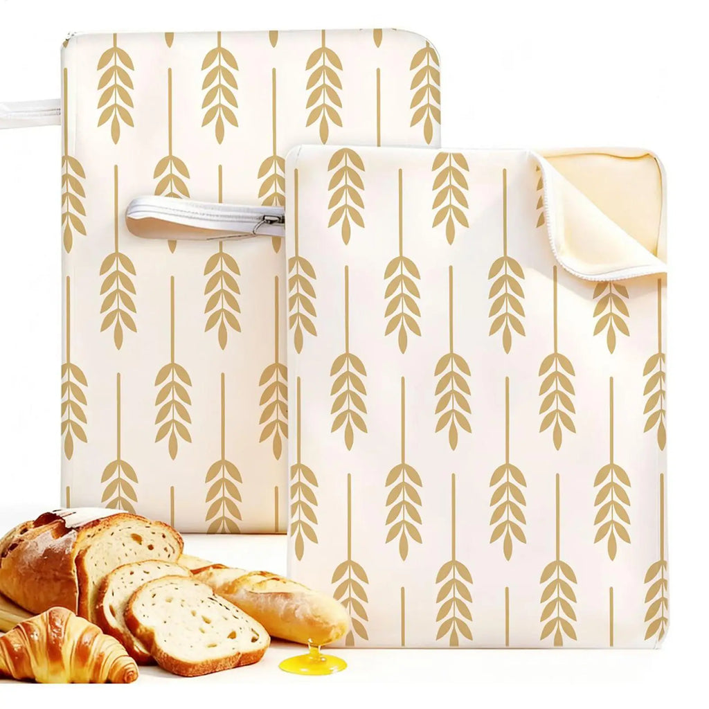 Reusable Beeswax Bread Bag – Large Food-Grade Cotton Storage Bread Storage Bag PLUSH