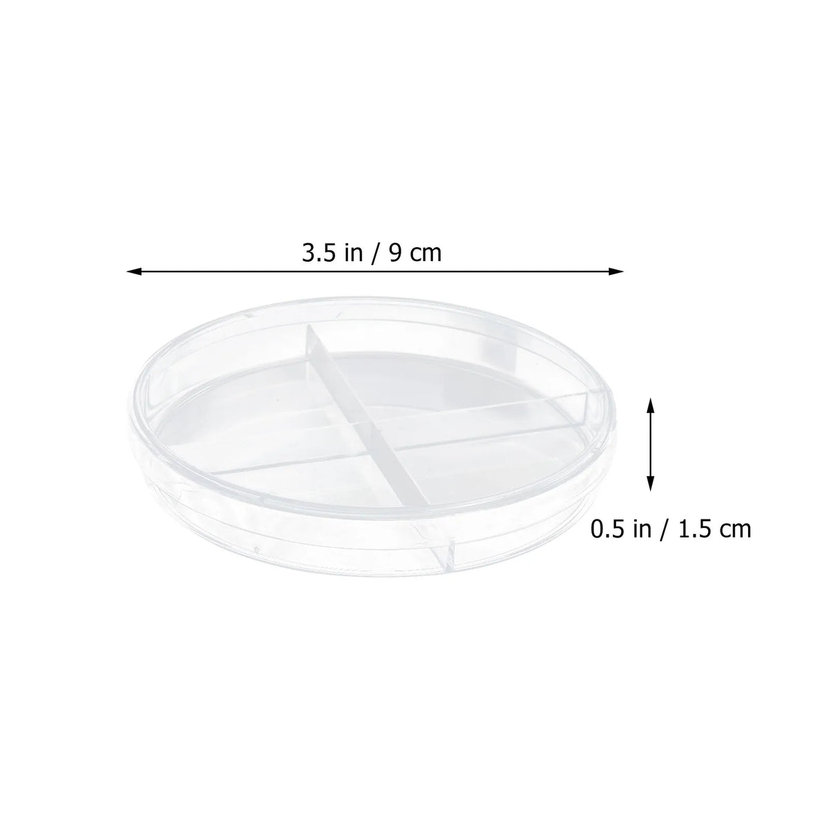 10pcs Four-Compartment Plastic Petri Dishes | Lab & Science Lab Petri Dishes PLUSH