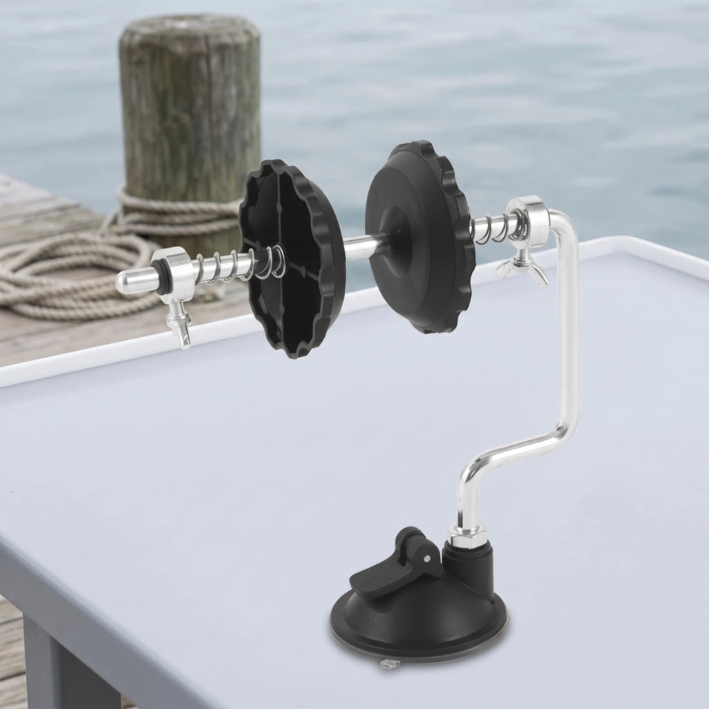 Fishing Line Winder with Suction Cup | Aluminum Spooler Fishing Line Spooler PLUSH