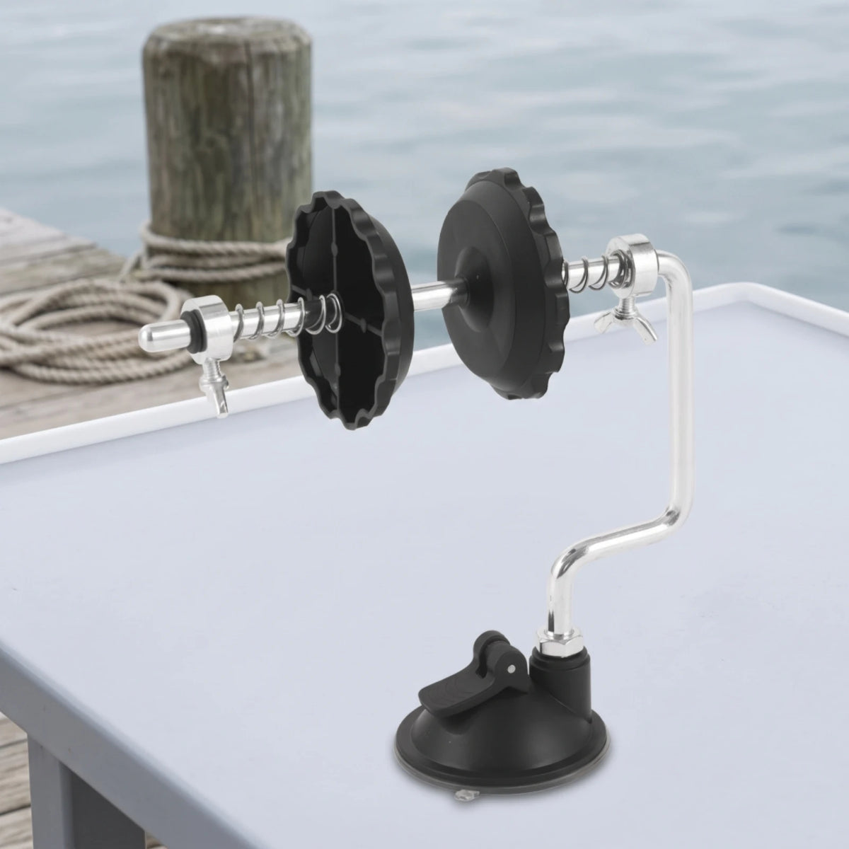 Fishing Line Winder with Suction Cup | Aluminum Spooler Fishing Line Spooler PLUSH