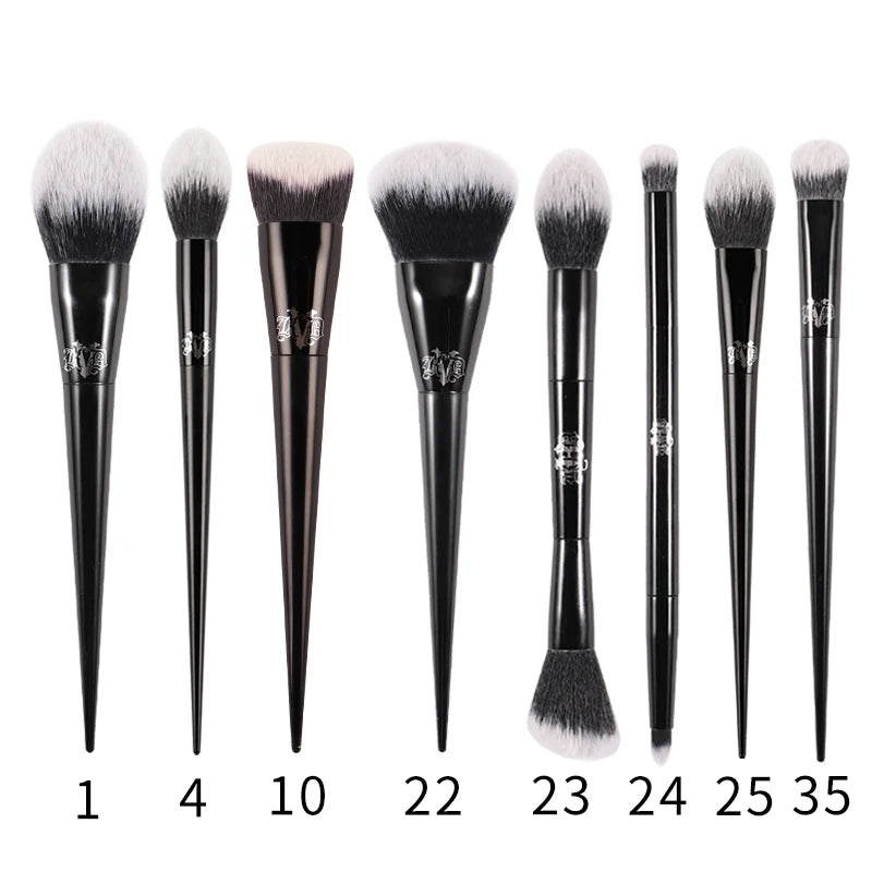 Kat Von D KVD Makeup Brush Set – Full Face & Eye Kit Makeup Brush Set PLUSH KVD 4-8-1 China Mainland