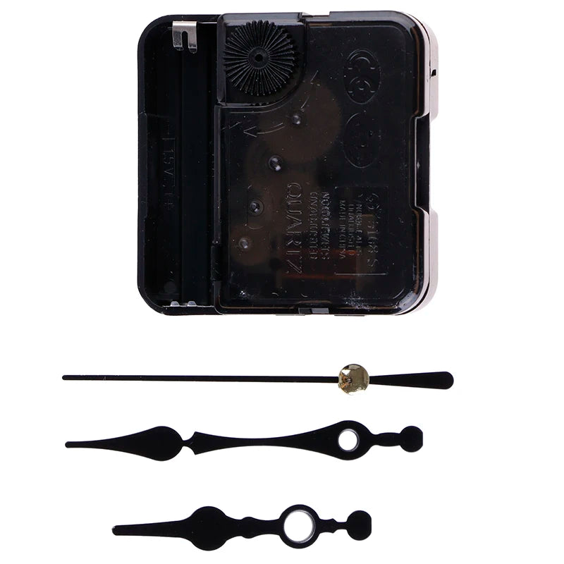 Silent Quartz Clock Movement DIY Kit with Hands – Long Shaft Clock Movement Kit PLUSH