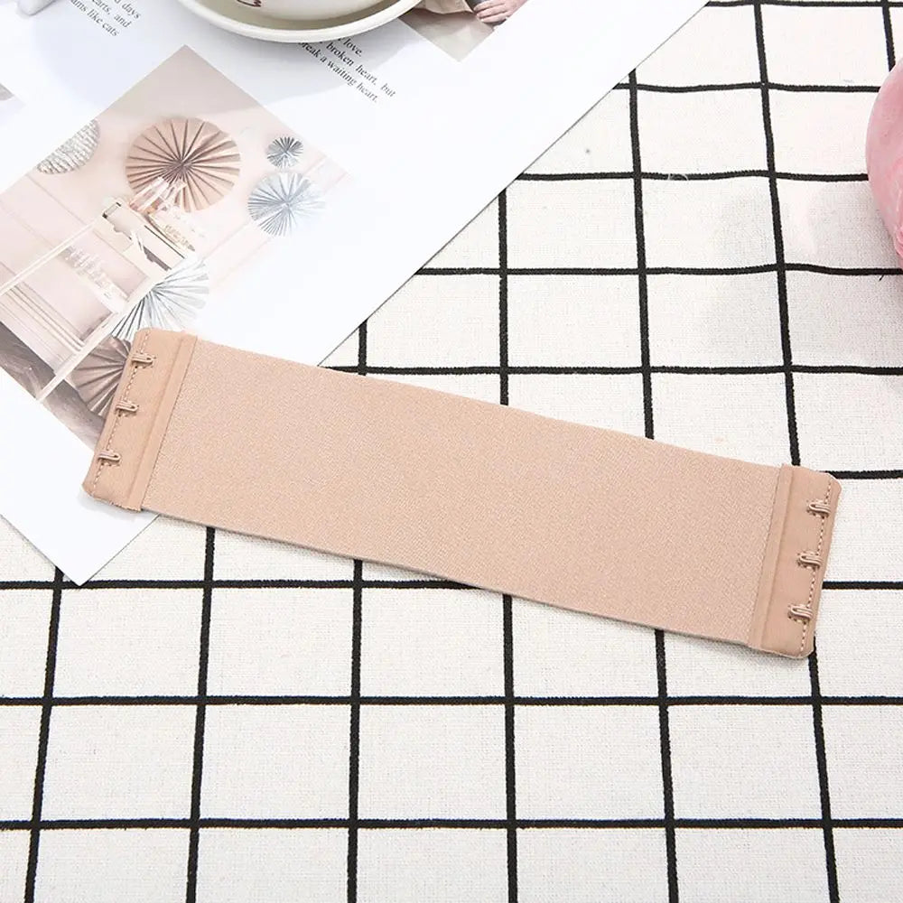 Adjustable Elastic Bra Extender – Non-Slip Transparent Band Bra Extender PLUSH nude 70A