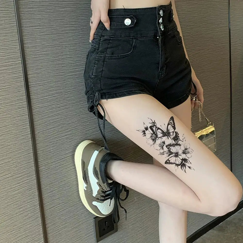 Colorful Butterfly Temporary Tattoo Stickers – Men & Women Temporary Tattoo Sticker PLUSH