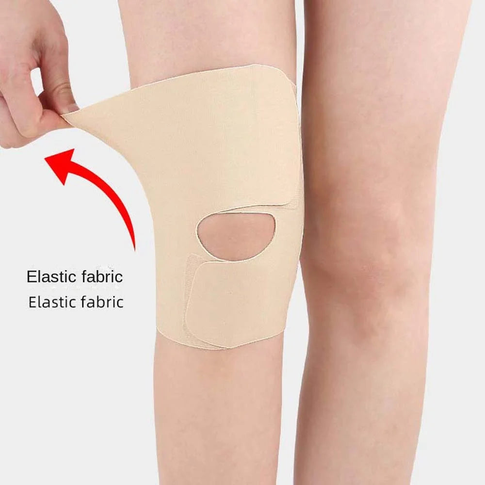 Compression Knee Sleeve Brace – Elastic Knit Fitness Support Compression Knee Sleeve PLUSH