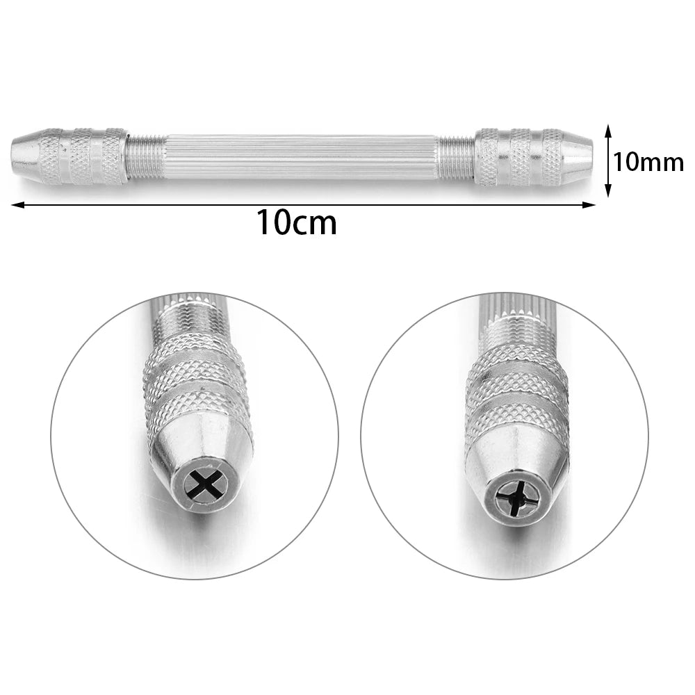 Pin Vise Hand Drill Wire Twisting Tool – Jewelry & Craft Jewelry Making Tool PLUSH Rhodium