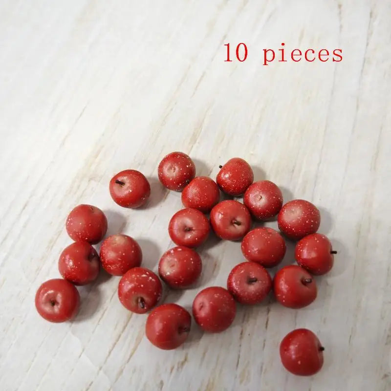 Dollhouse Miniature Apple Set 1:12 Scale – DIY Kitchen Decor Dollhouse Accessories PLUSH A1 10pieces