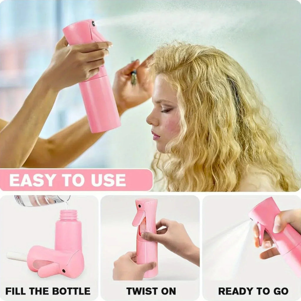 2-Pack Fine Mist Spray & Root Comb Applicator Hair Dye Bottles Hair Applicator Bottles PLUSH