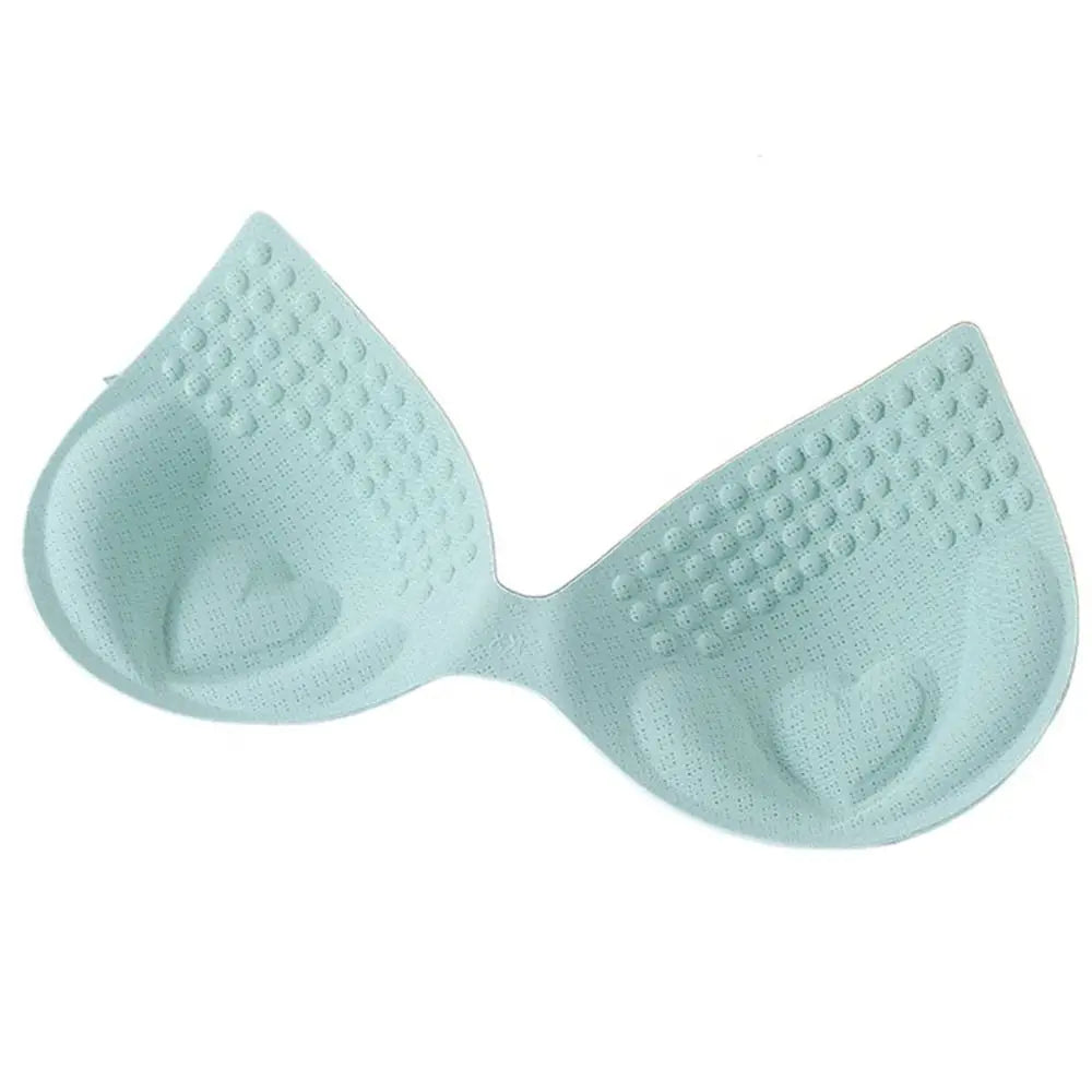 Women's Sponge Bra Inserts – Swimsuit Chest Pads Push-Up Bra Inserts & Pads PLUSH green 2XL