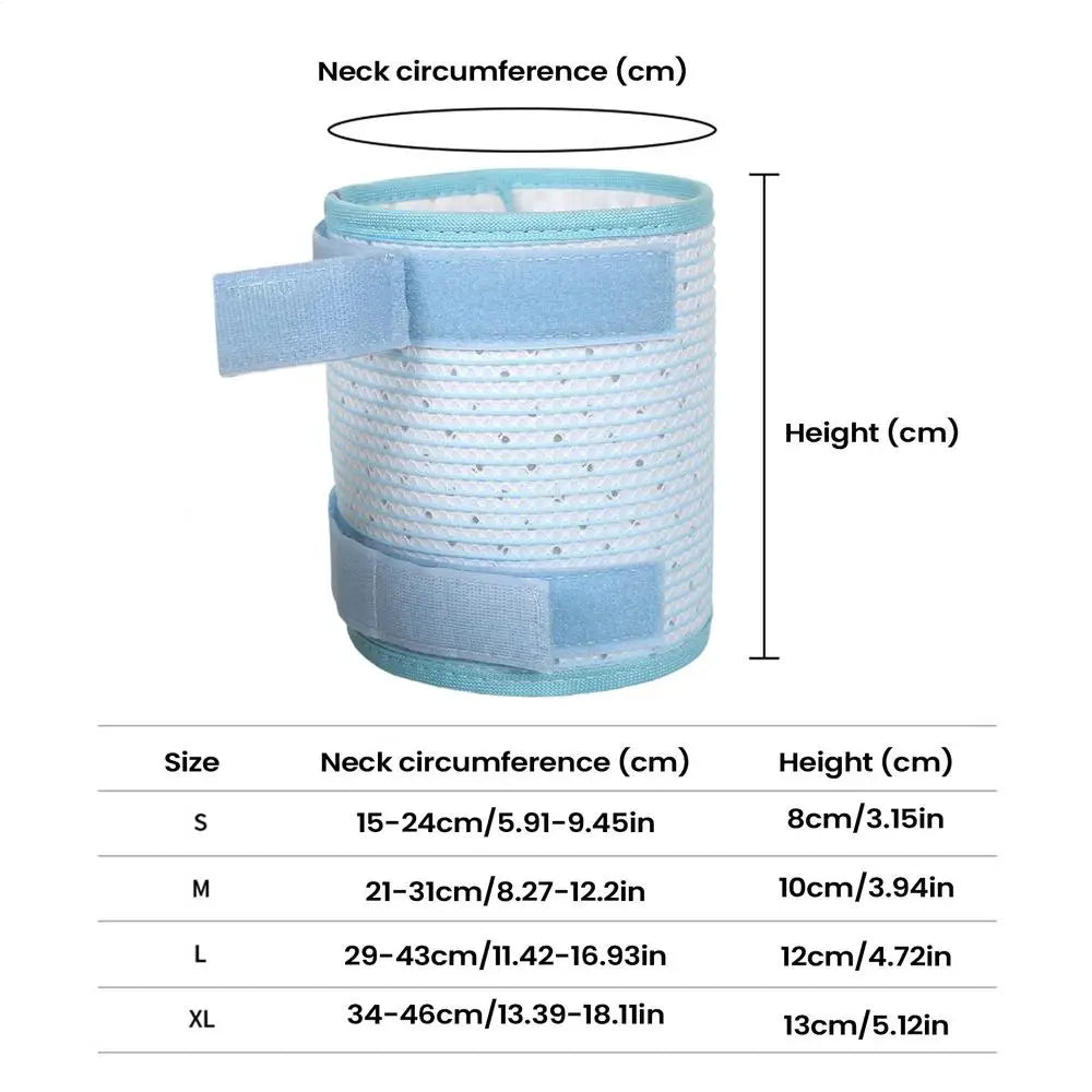 Breathable Pet Neck Brace – Anti-Lick Recovery Collar Dogs Cats Pet Recovery Collar PLUSH XL Blue