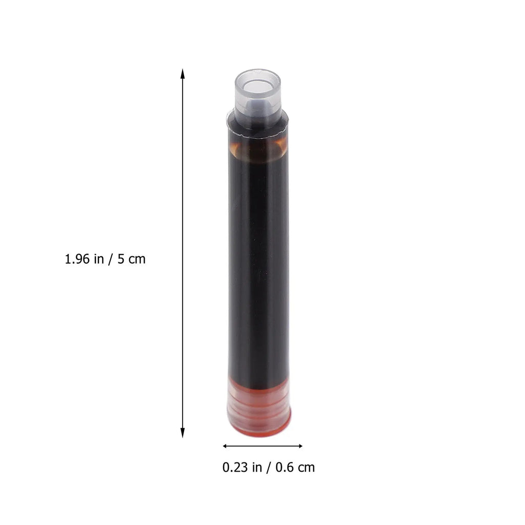 50pcs Universal Fountain Pen Ink Sac Cartridges Easy Refill Pen Ink Cartridges PLUSH