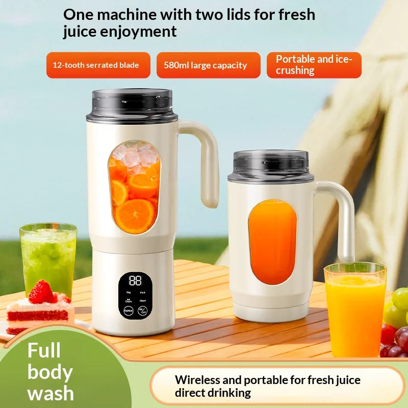 Portable Blender Cup – Fruit & Veggie Mixing Blender 50W Portable Blender Cup PLUSH