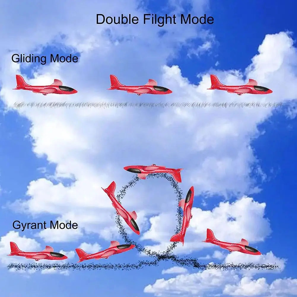 Kids Foam Airplane Launcher Toy – Outdoor Flying Catapult Airplane Launcher Toy PLUSH