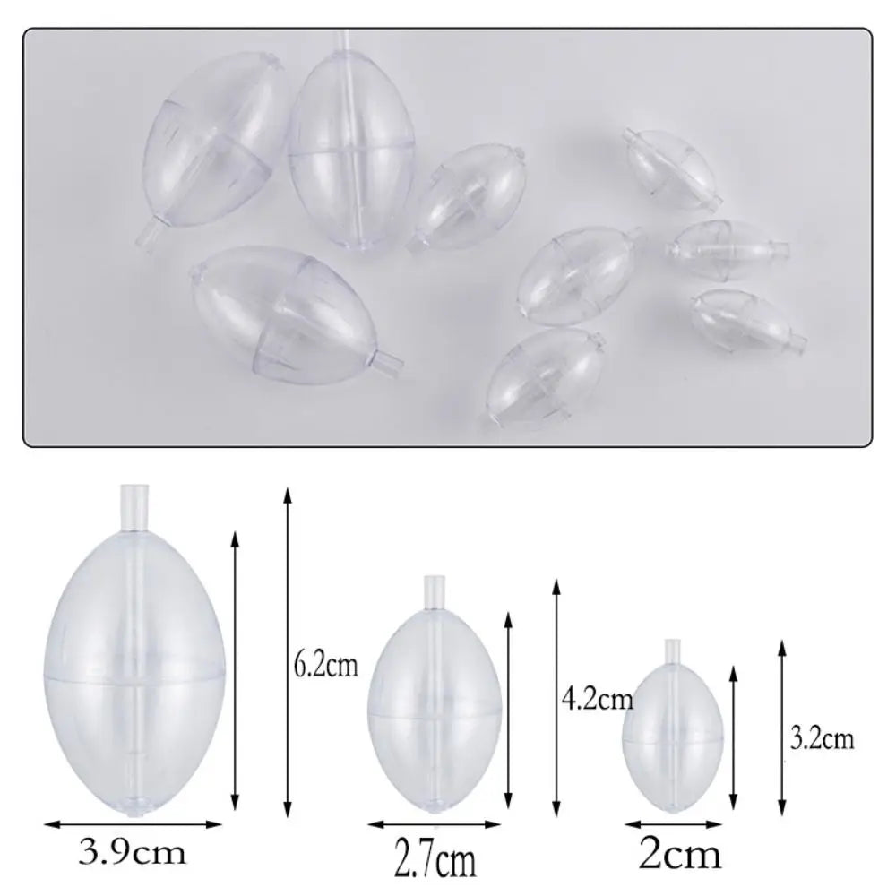 Transparent Oval Bubble Fishing Float – Sensitive Vertical Buoy Fishing Float PLUSH