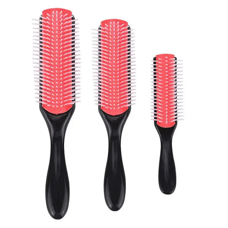 9-Row Detangling Hair Brush – Scalp Massager for All Hair Types Detangling Hair Brush PLUSH