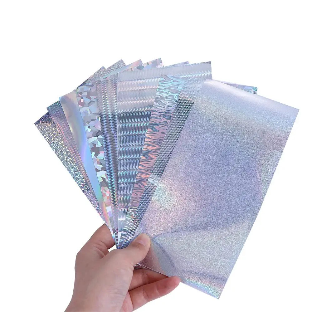 Holographic Silver Fishing Lure Stickers 5pcs – DIY Tape Fishing Lure Sticker PLUSH