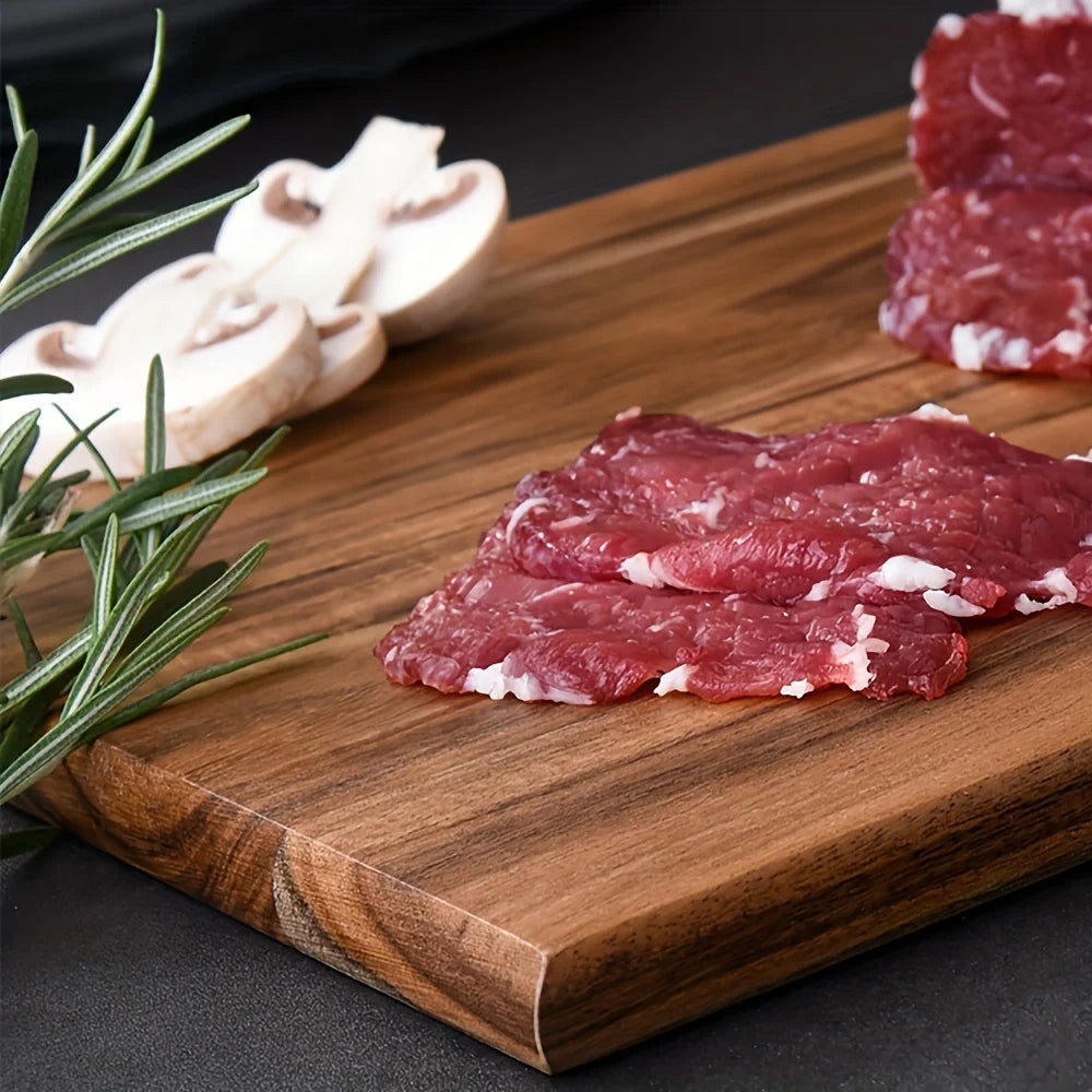 Premium Acacia Wood Cutting Board – Meat, Cheese & Veg Wood Cutting Board PLUSH