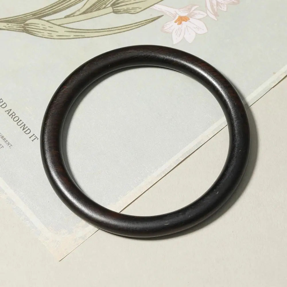 Natural Sandalwood Bangle – Vintage Ethnic Wood Bracelet Wood Bangle Bracelet PLUSH