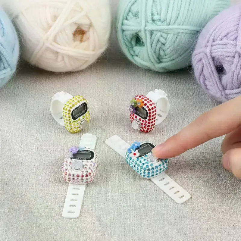 Electronic Finger Counter Ring – Resettable Digital Clicker Digital Finger Counter PLUSH