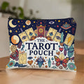Tarot Makeup Bag – Zipper Pouch for Cosmetics & Jewelry Makeup Zipper Pouch PLUSH Ivory
