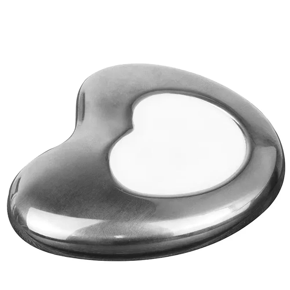 Stainless Steel Gua Sha Ice Roller – Facial Cryo Massager Facial Massage Tool PLUSH Silvery