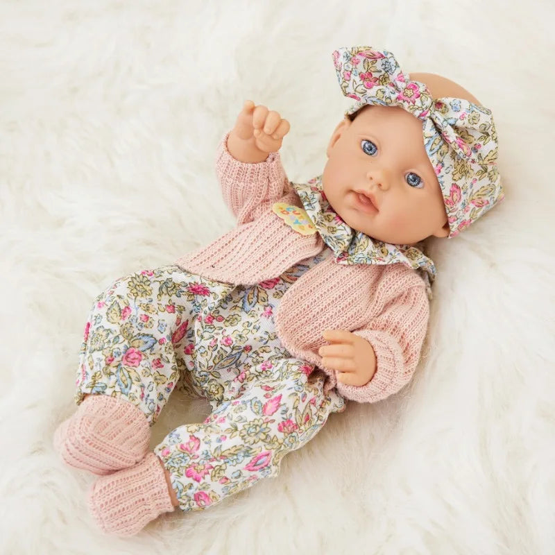 30cm Lifelike Reborn Baby Doll – Realistic Vinyl Full Body Gift Reborn Baby Doll PLUSH