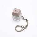 Kawaii Cat Keyboard Fidget Keychain – 4 Clickable Keycaps Novelty Keychain PLUSH style 16