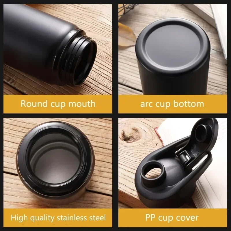 2-Pack 700ml Stainless Steel Bicycle Water Bottles – BPA-Free Sports Water Bottle PLUSH
