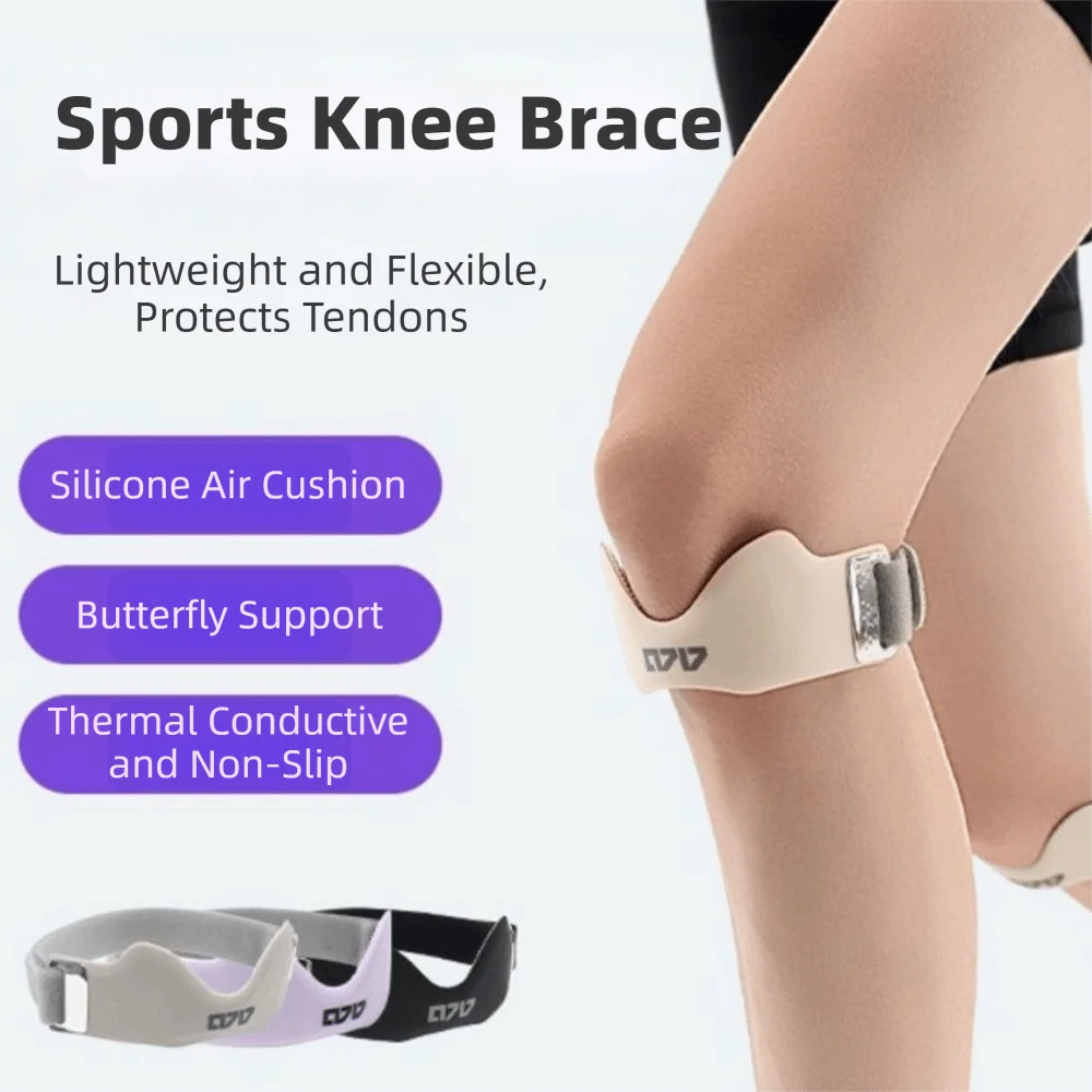 3D Air Cushion Patella Knee Strap – Adjustable Sport Support Knee Support Strap PLUSH