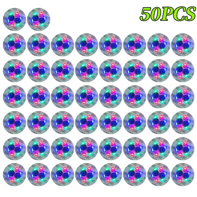 150pcs LED Luminous Coaster Stickers for Bar, Drinks & Bottles