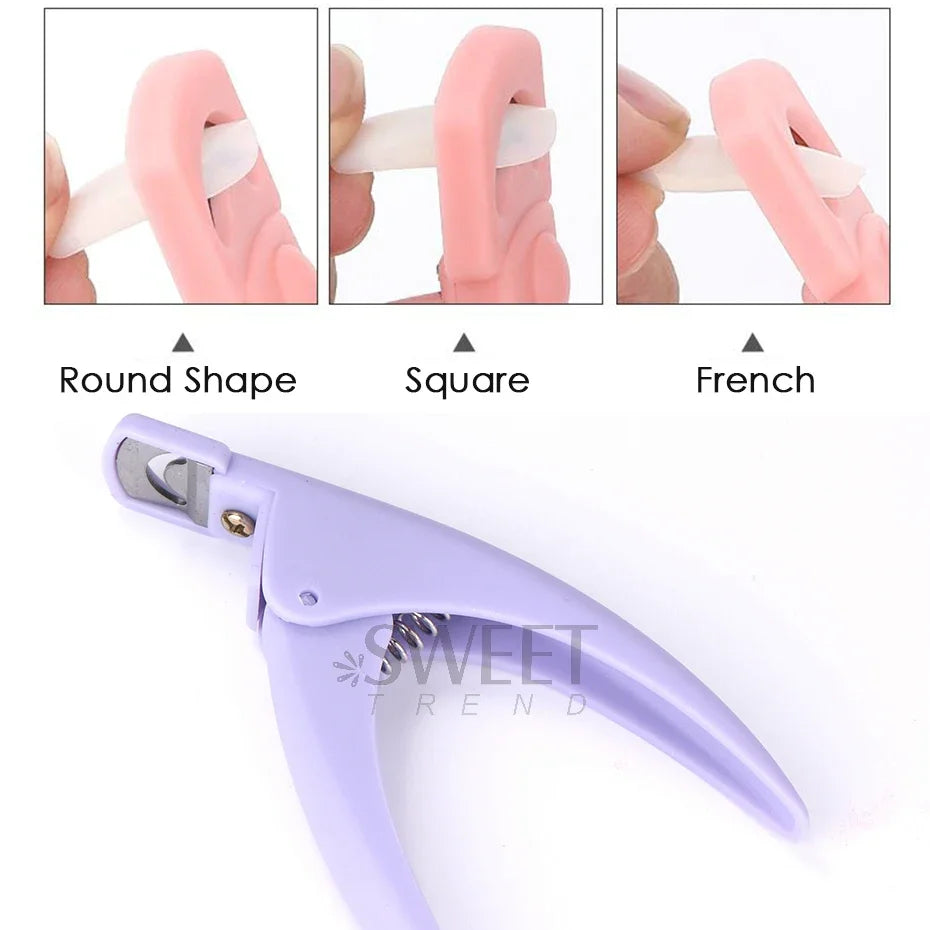 U-Shaped French Nail Clipper – False Nail Tip Cutter Tool Nail Tip Clipper PLUSH